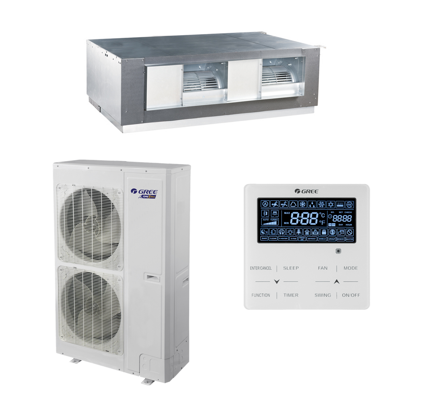 Aire Acondicionado GREE BIG DUCT – Potencia y Eficiencia para Grandes Espacios